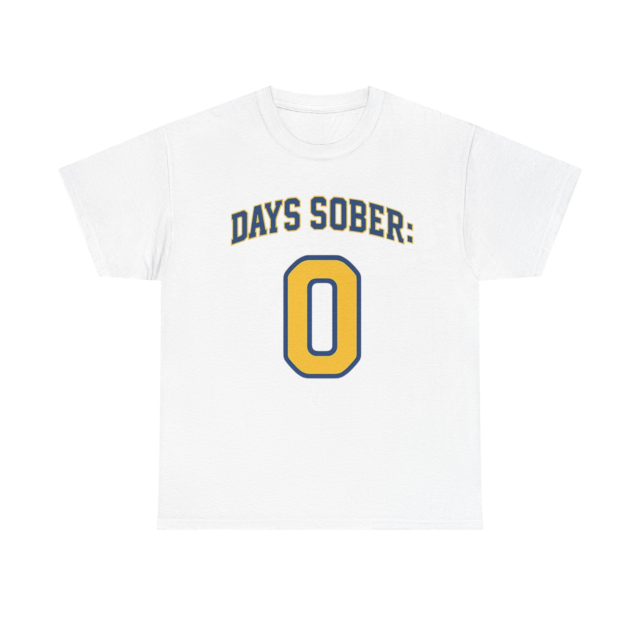 Zero Days Sober 'NBA Edition' Tees