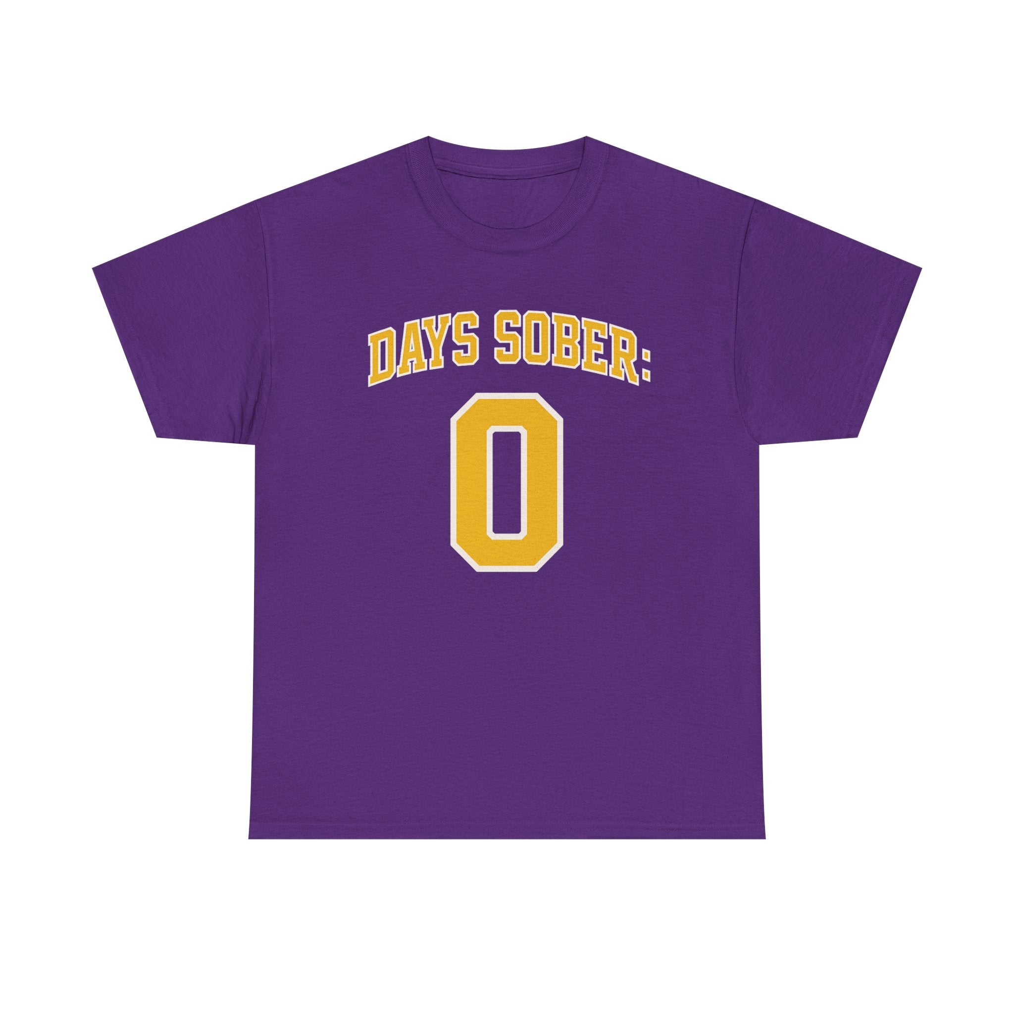 Zero Days Sober 'NBA Edition' Tees